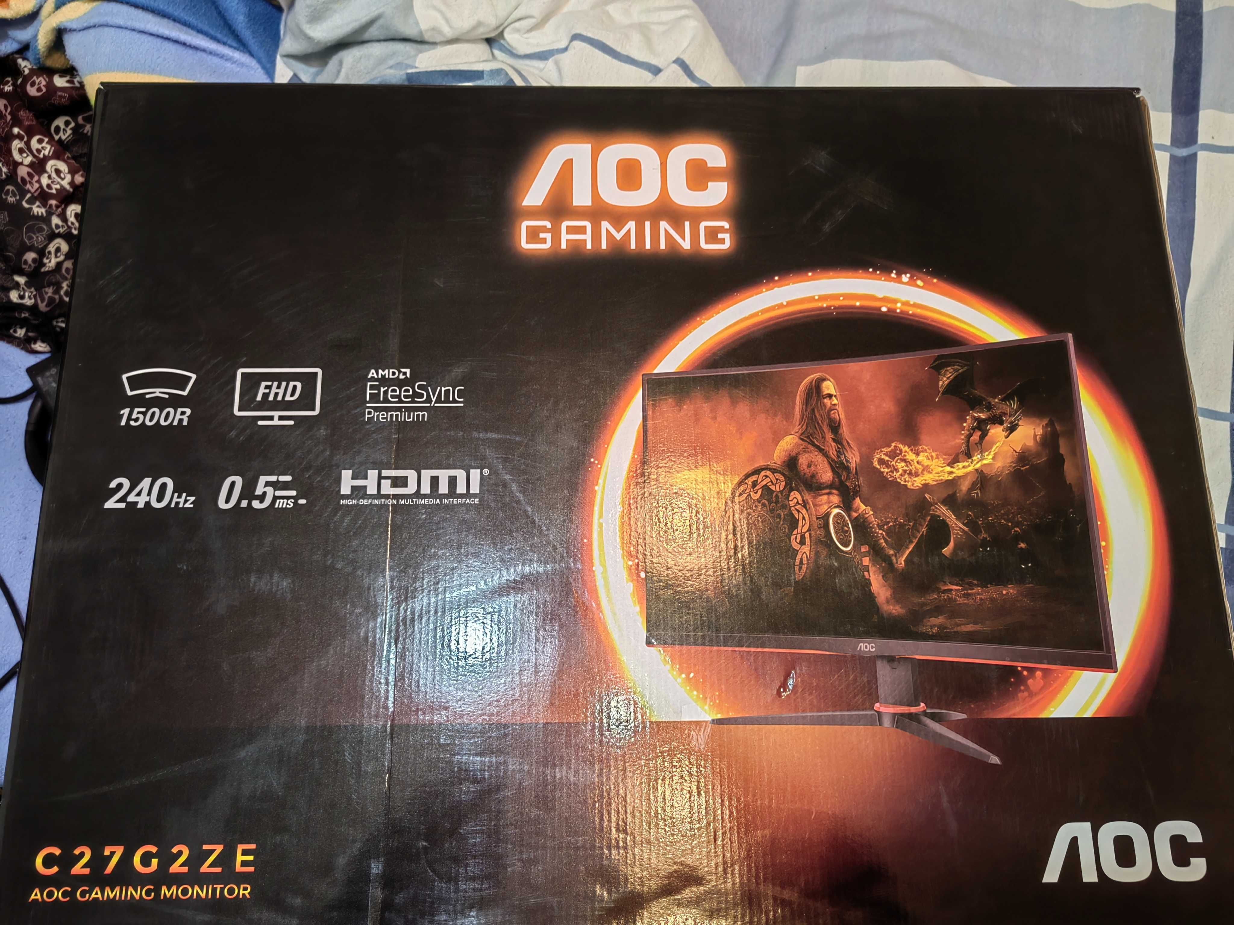 Monitor Aoc 240hz nunca usado