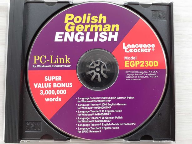 Language Teacher Polish German English - CD