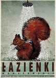 Plakat Łazienki Warszawskie Królewskie Polska 100 x 70 cm