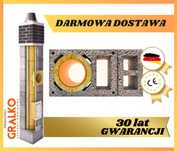 Komin systemowy 5m KW3 system kominowy ceramiczny 30 lat GWARANCJI!