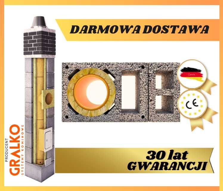 Komin systemowy 5m KW3 system kominowy ceramiczny 30 lat GWARANCJI!