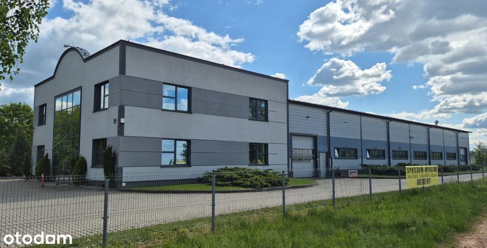 HALA produkcyjna magazyn Legnica Złotoryja 400kW 1,4ha rozbudowa