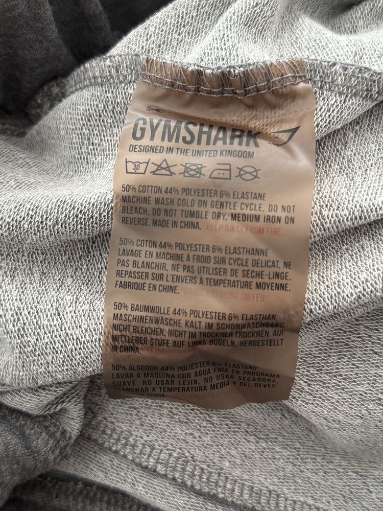 Spodnie dresowe Gymshark M dresy szare damskie