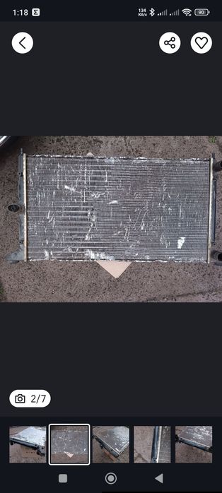 Радіатор охолодження двигуна фольксваген шаран 1999р