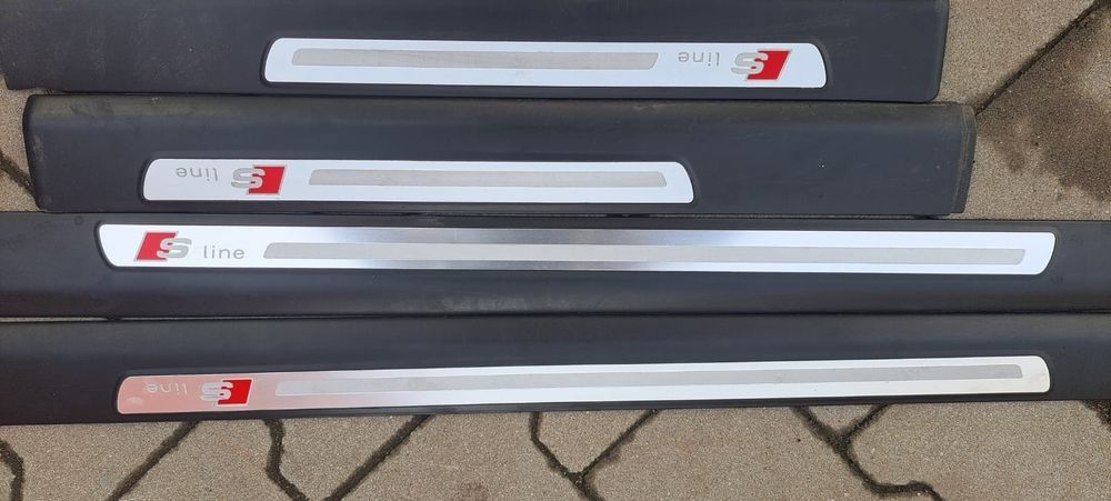 Listwy progowe S-Line Audi A6 C6 komplet