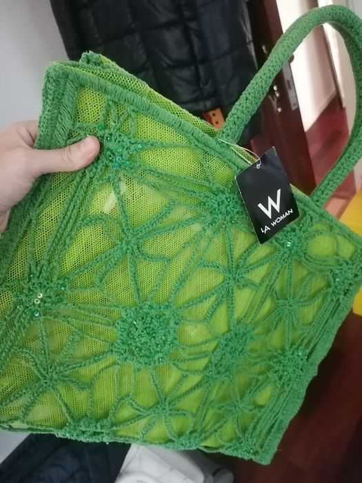 Mala nova cor  verde