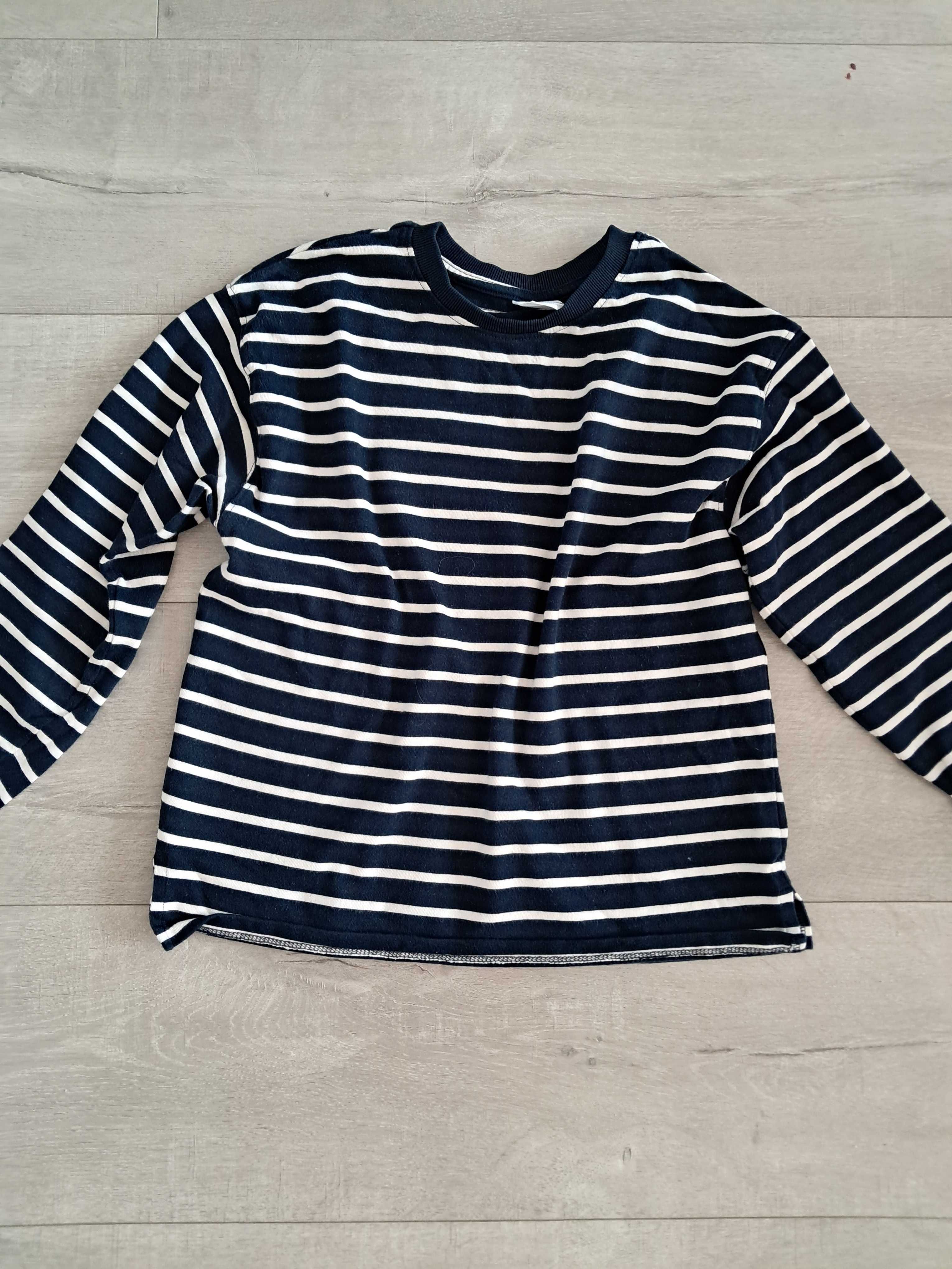 Zara Dzianinowy t-shirt z dlugim rekawem 140