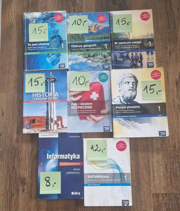 Książki 1 LO, pojedynczo lub zestaw