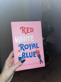 NOWA! Red white & and royal blue książka