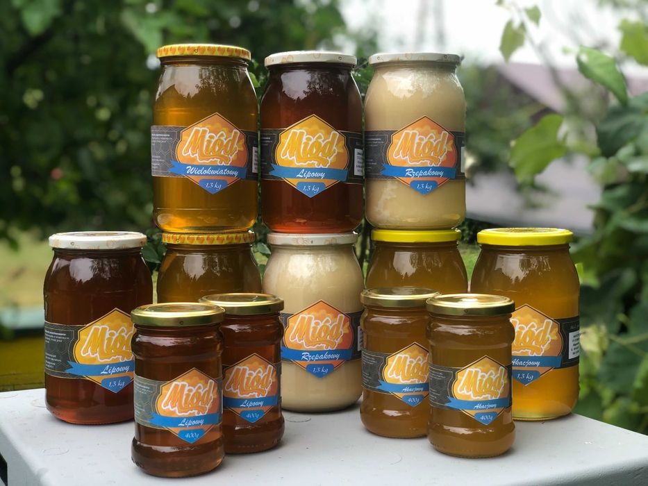 Miód pszczeli |ALBIGOWA| naturalny Gryczany / Akacjowy / Wielokwiatowy