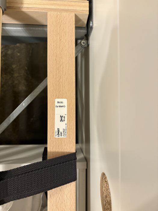 Łóżko białe MALM z 4 szufladami 160x200 białe / dno Lönset