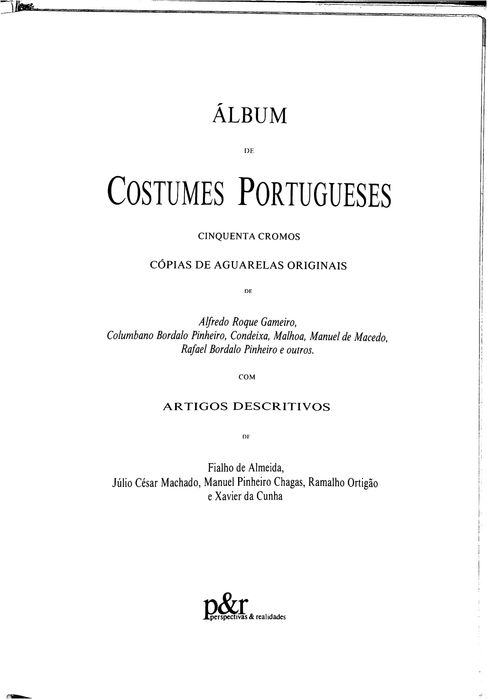 "Álbum de Costumes Portugueses" de Vários [Novo]