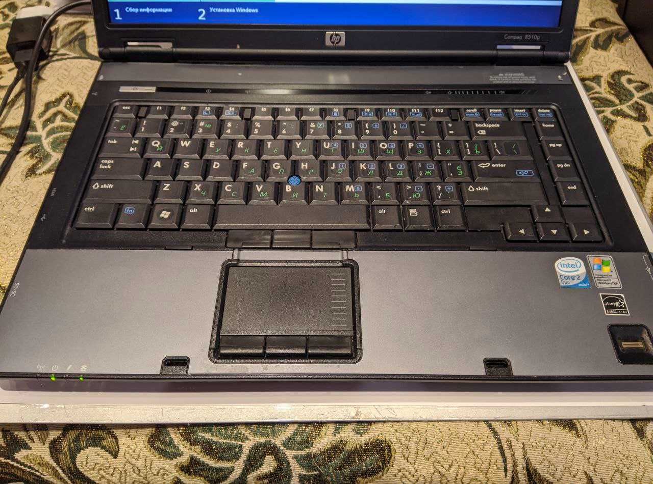 Ноутбук HP 8510p Core 2 Duo T7500, Ati HD 2600, 4Gb RAM, SSD 60 Gb