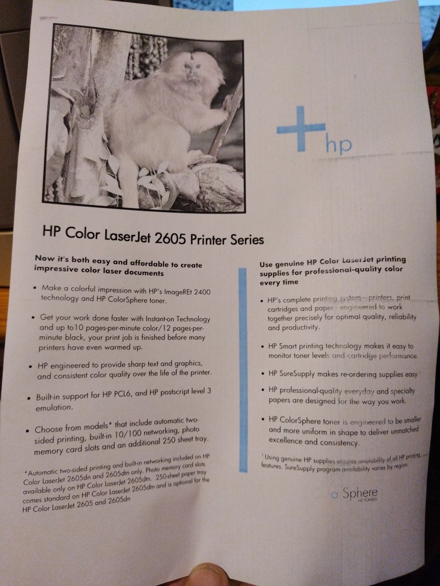 HP Color Laser Jet 2605dn drukarka laserowa kolorowa