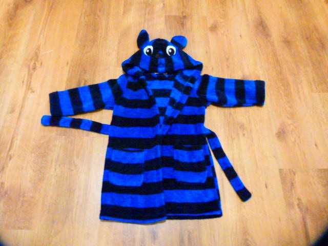 rozm 92 Bluezoo szlafrok kąpielowy niebieski granatowy i chłopięcy
