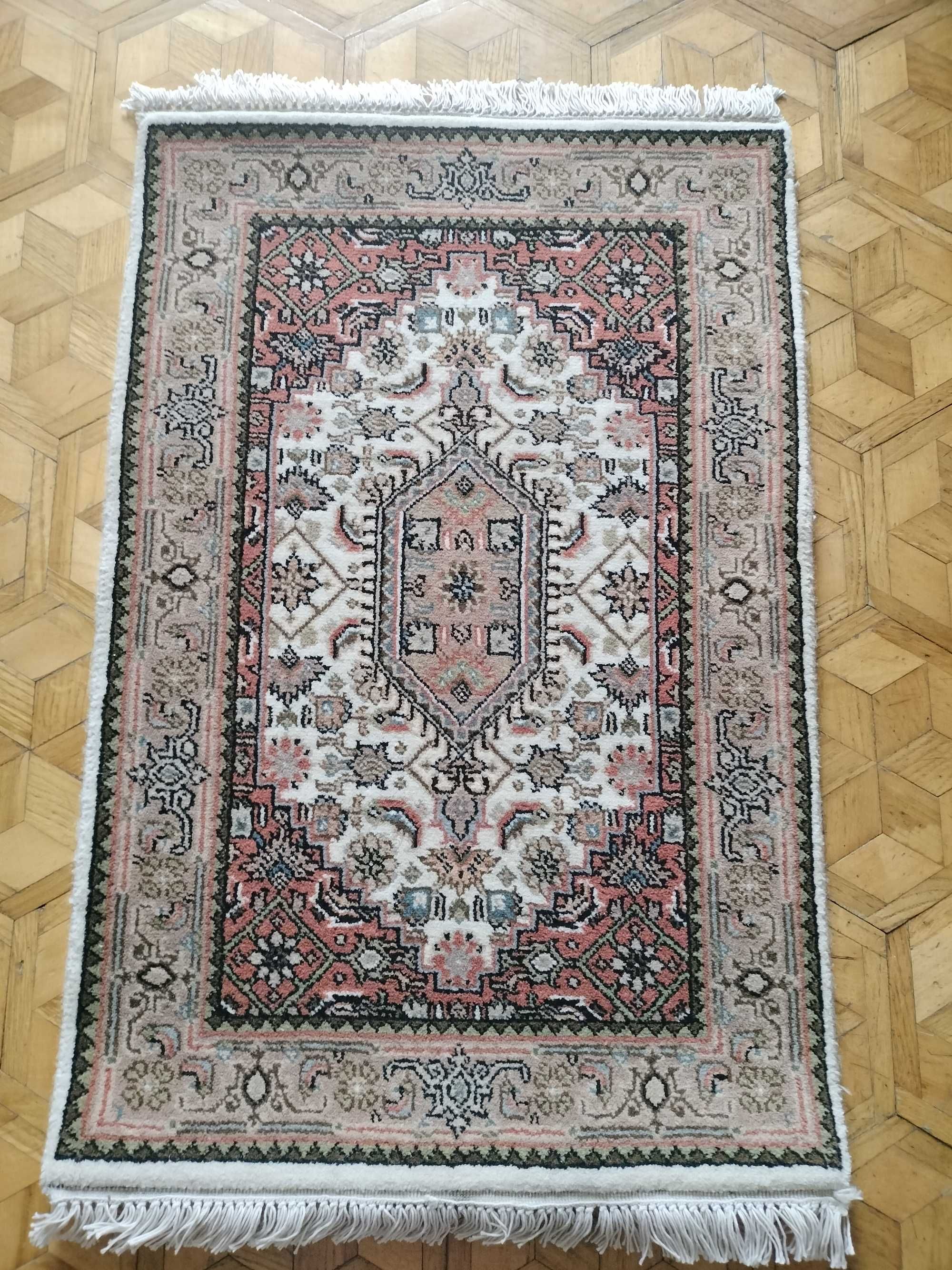 piękny indyjski chodnik/dywanik wełniany/kilim handmade nr 16