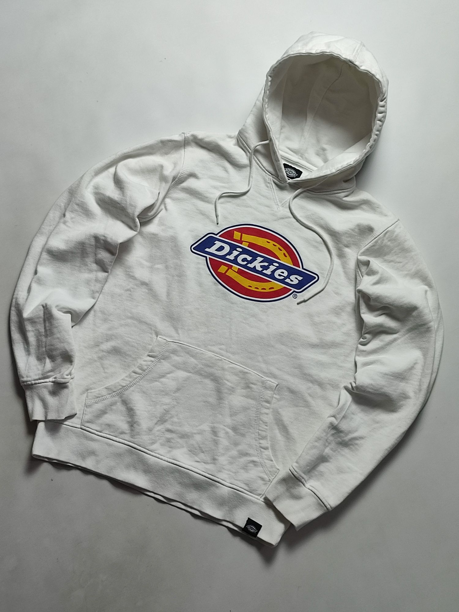 Кофта худи Dickies EUR S (р.44) бу ориг белая мужская толстовка