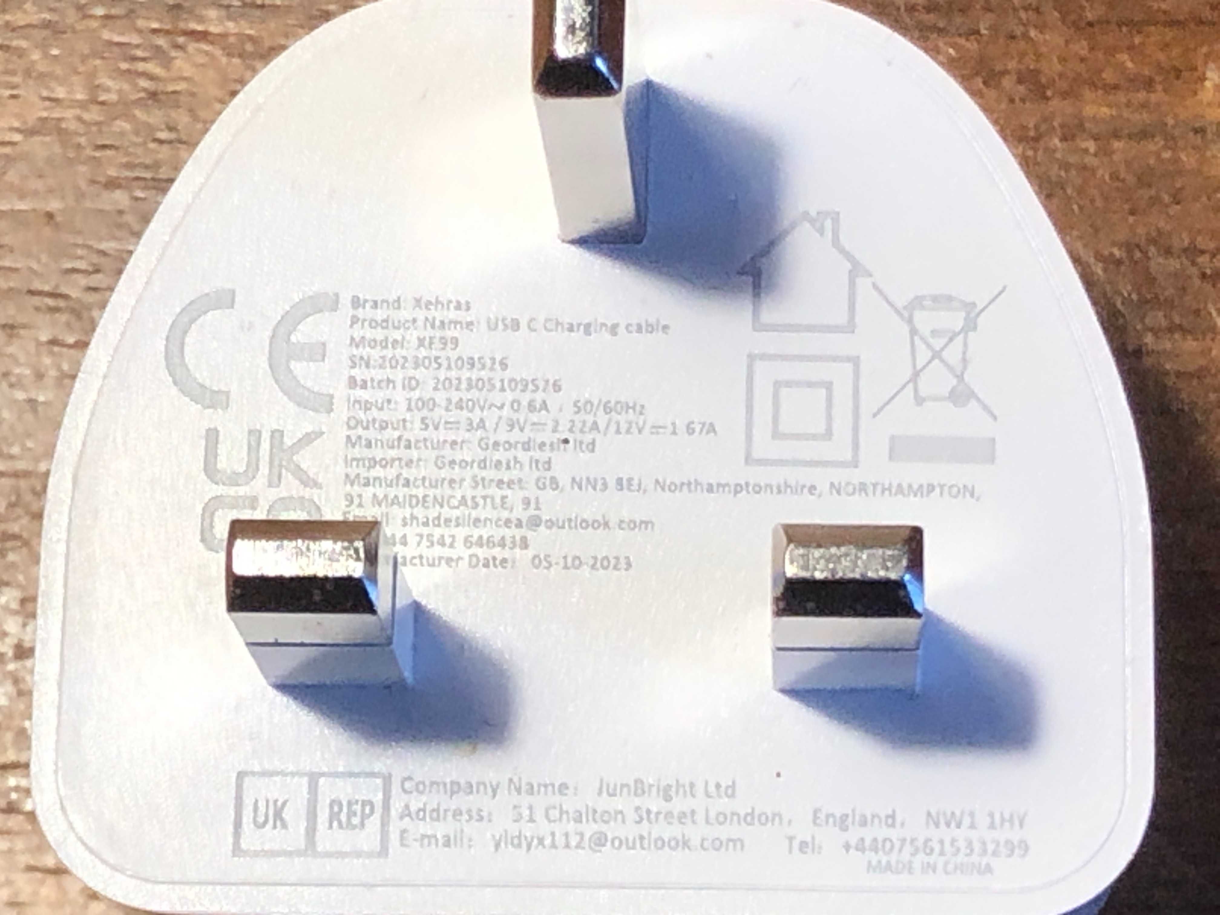 зарядне швидка зарядка Xehras xe99 iPhone USB C fast charger 20W