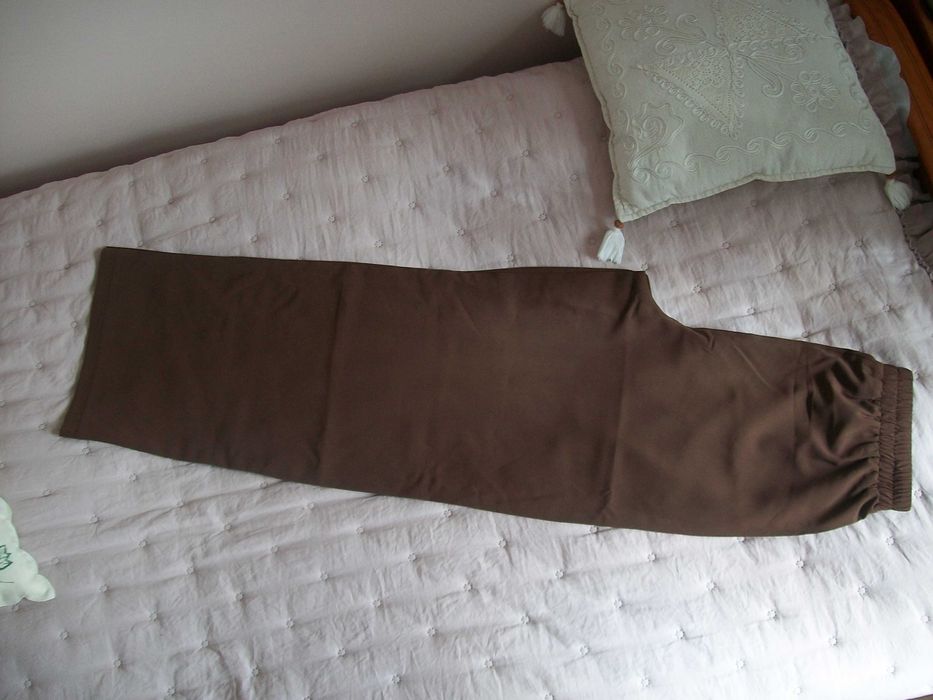 Spodnie -szerokie nogawki - wysoki stan r.38/40