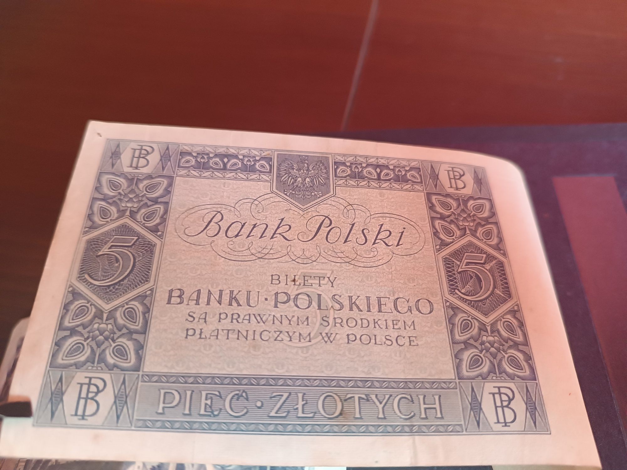 Banknot 5 zł 1930 rok