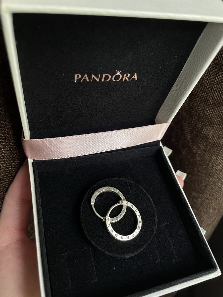 Сережкі срібні Pandora