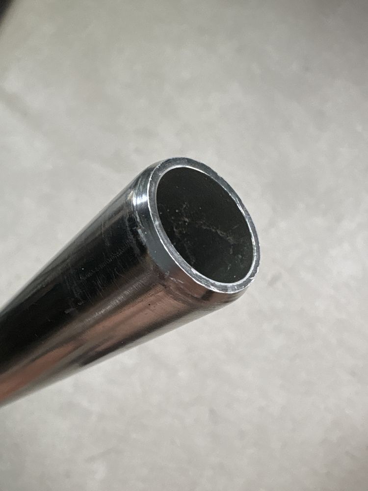 kierownica UNO gięta 25,4 srebrna gięta 590 mm fixed retro mtb