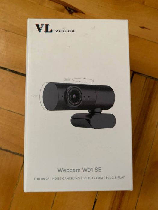 Веб-камера Vidlok W91 SE Black (NWT2022EU)