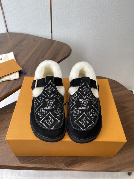 Лоферы Louis Vuitton LV луи витон женские мюлі зима