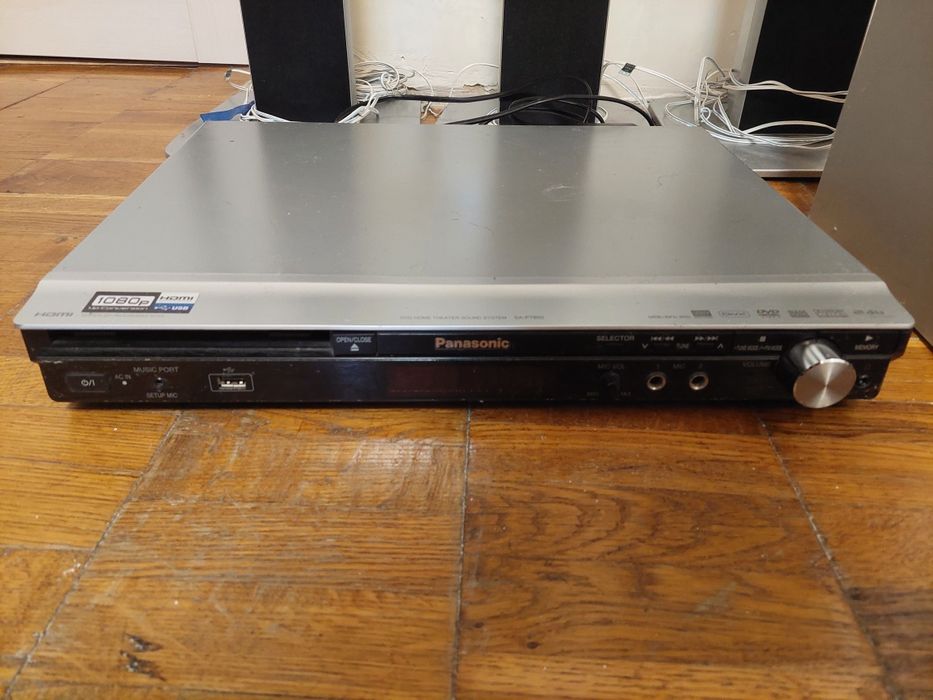 Домашній кінотеатр Panasonic 5.1 | DVD, сабвуфер, колонки