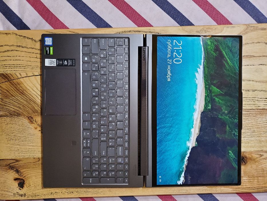 Продам ноутбук трасформер Lenovo C940 15IHR 4k 512gb i7-9750H, GTХ1650