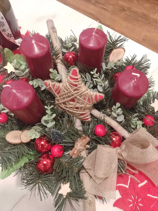 Wieniec adwentowy duży