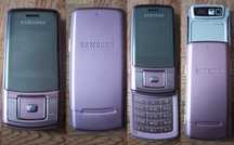 Два телефона: Samsung SGH-M620 и Samsung C230