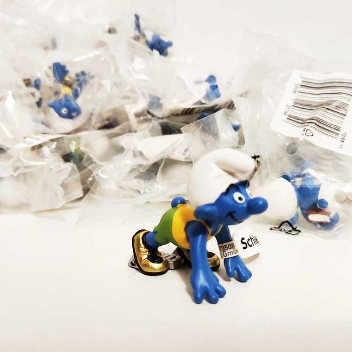 2 Bonecos Estrunfes Smurfs da Schleich Novos e embalados