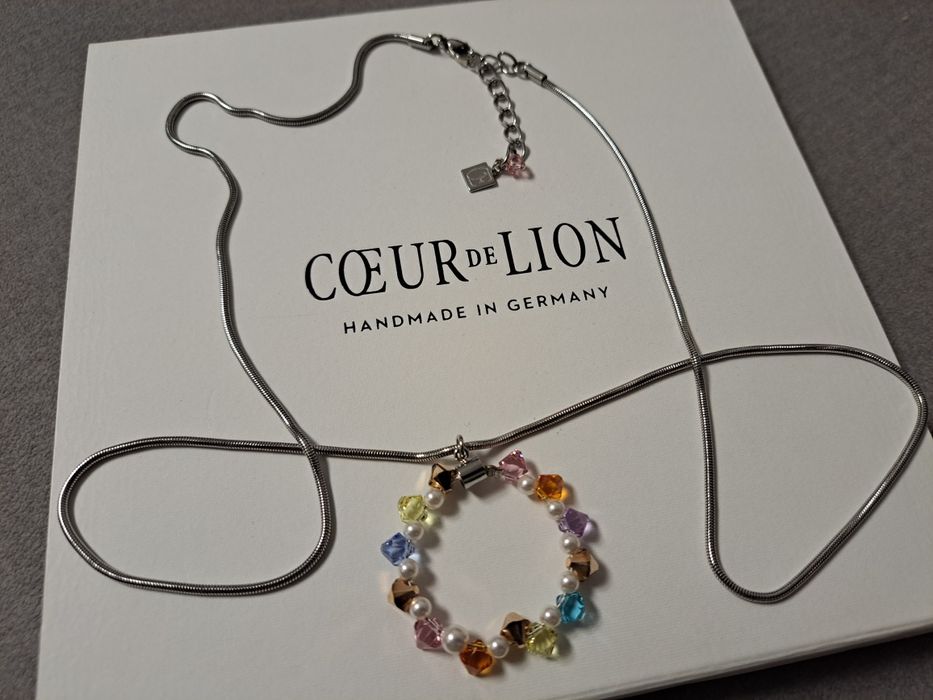 Coeur de lion handmade srebrny nowy łańcuszek naszyjnik nowy prezent