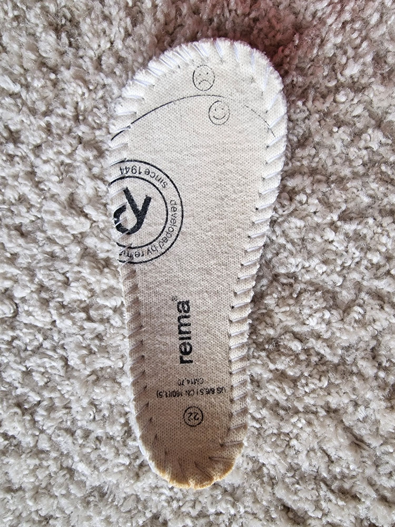 Buty Reima 22 kalosze dziewczęce różowe róż gumowe