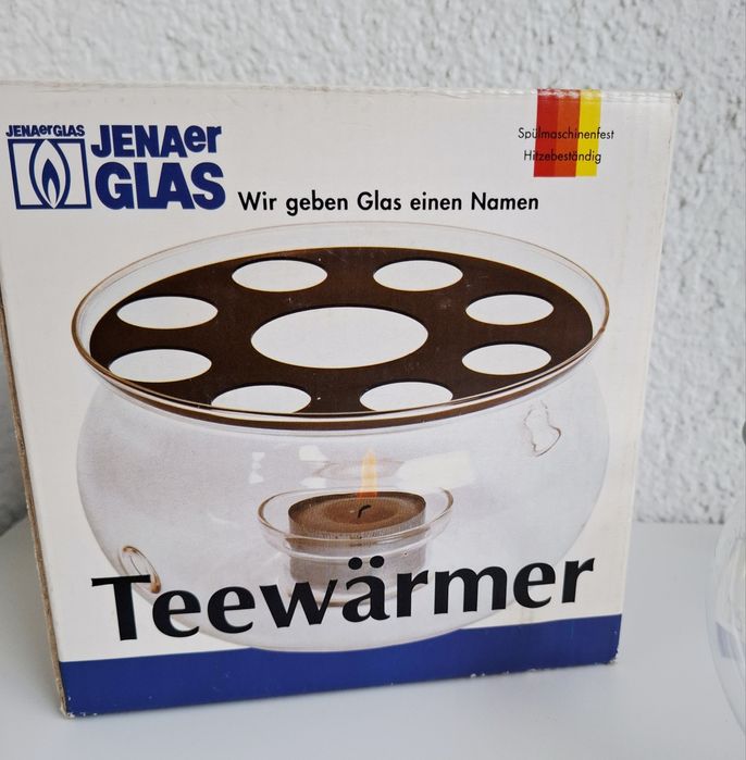 JANAer GLAS podgrzewacz szklany żaroodporny pod dzbanek