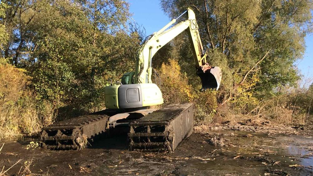 аренда экскаватора болотного в полтаве полтавской области