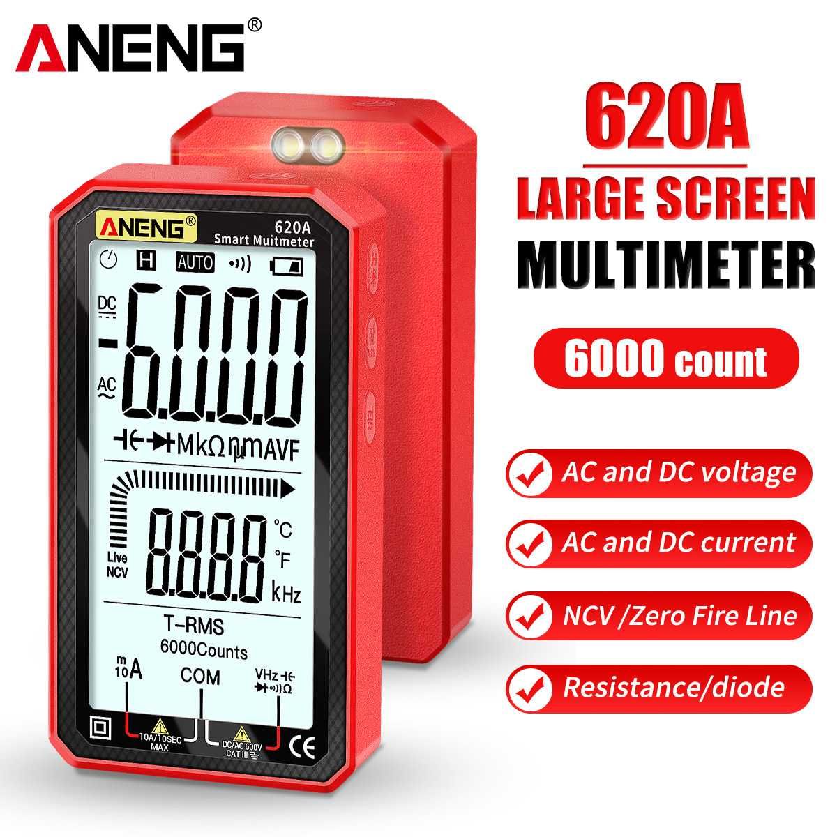 Multímetro ANENG 620A smart 6K counts