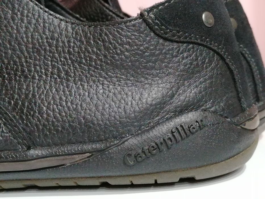 Кожаные мокасины cat