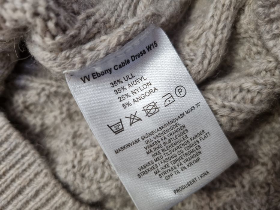 Sukienka Vavite M 38 wełna angora