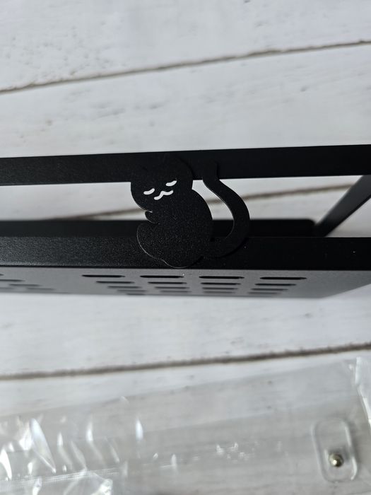 Półka metalowa łazienkowa bez wiercenia kot nowa hit