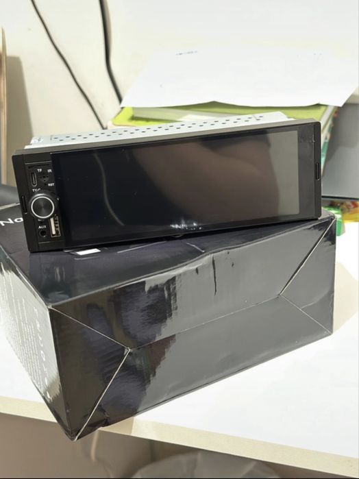 Rádio 1 Din com wireless CarPlay/Android Auto