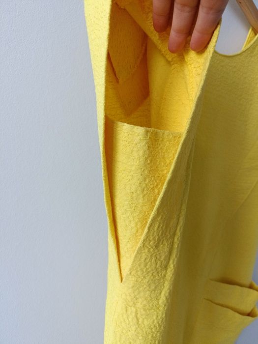 Sukienka letnia eleganacka midi na wesele na imprezę prosta M L