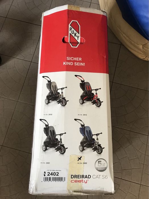 Триколісний велосипед Puky CAT S6