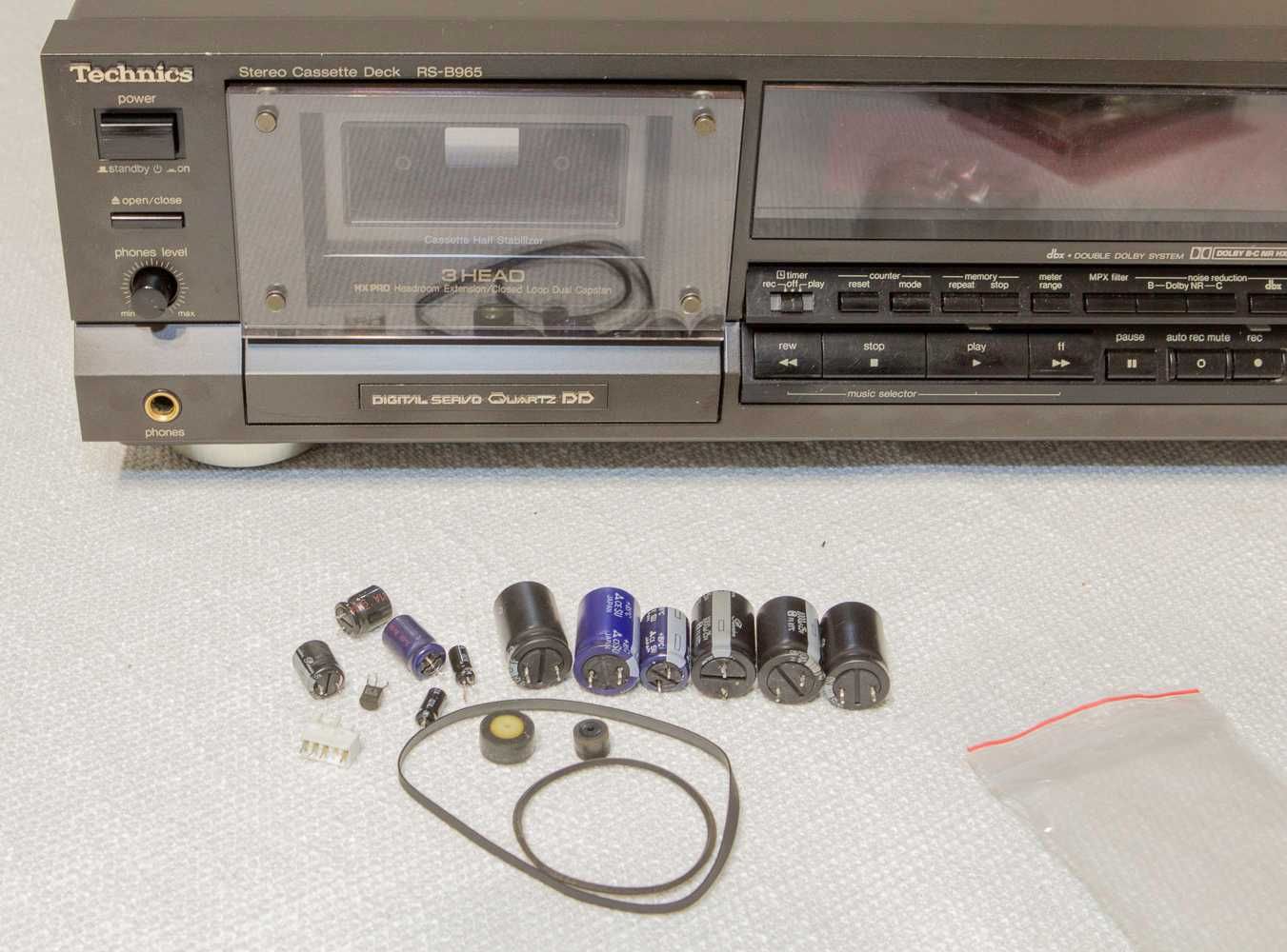 Magnetofon Technics RS-B965, odnowiony, gwarancja do 03-2026