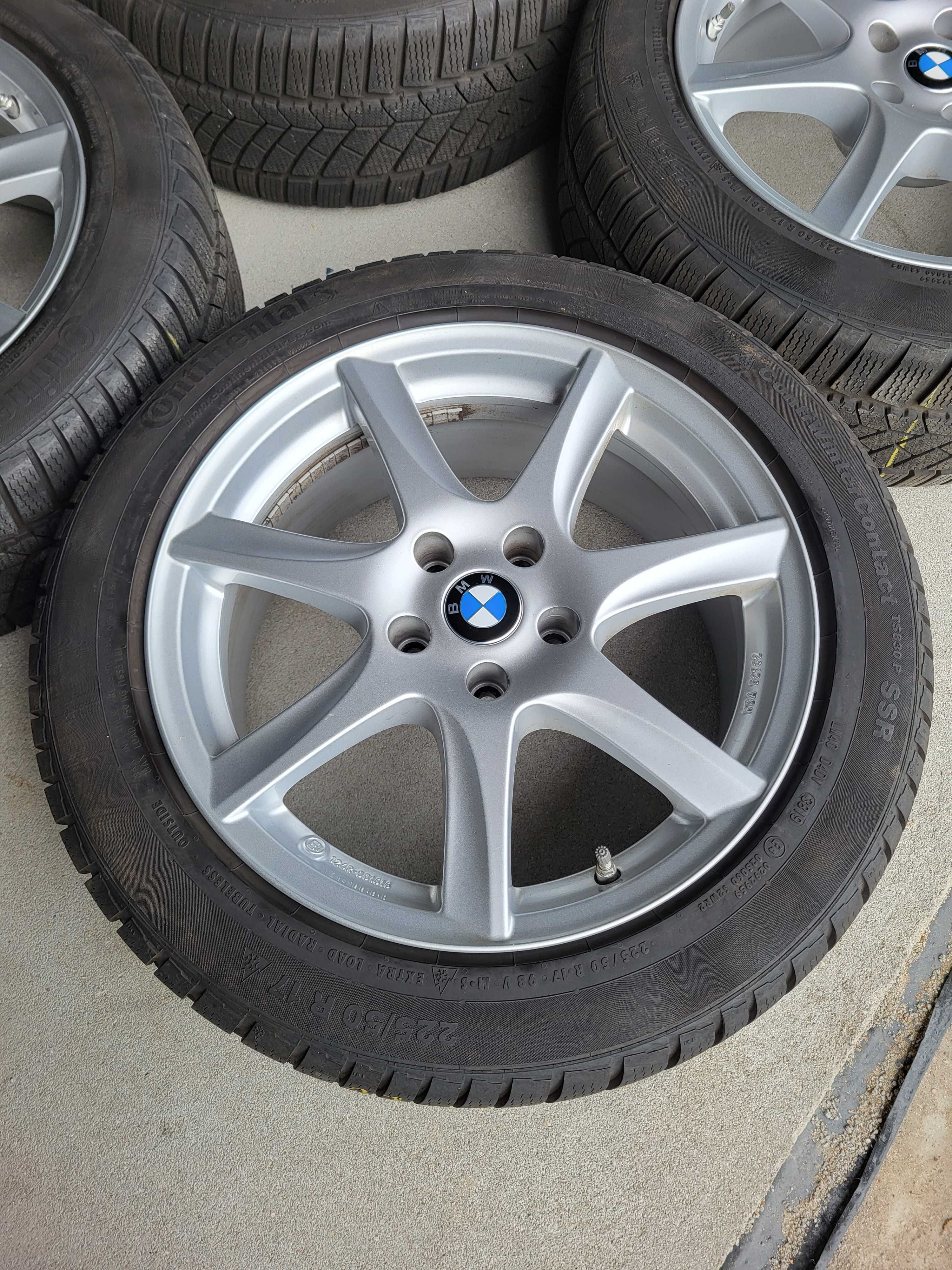 [k137] Koła zimowe BMW 17 Cali 5x112 Continental 225/50/17 7mm BMW 3