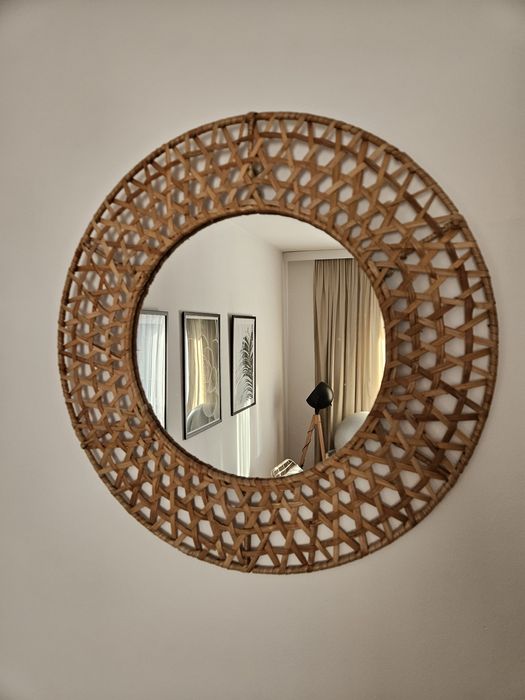 Zestaw trzech luster boho