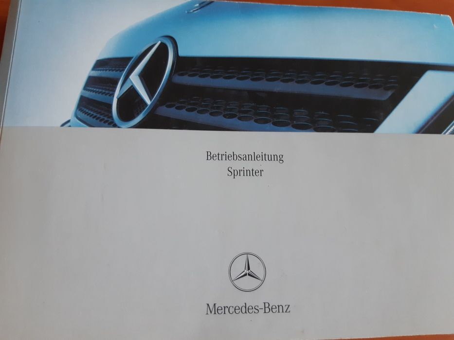 Książka serwisowa Mercedes Sprinter 903 instrukcja obsługi etui