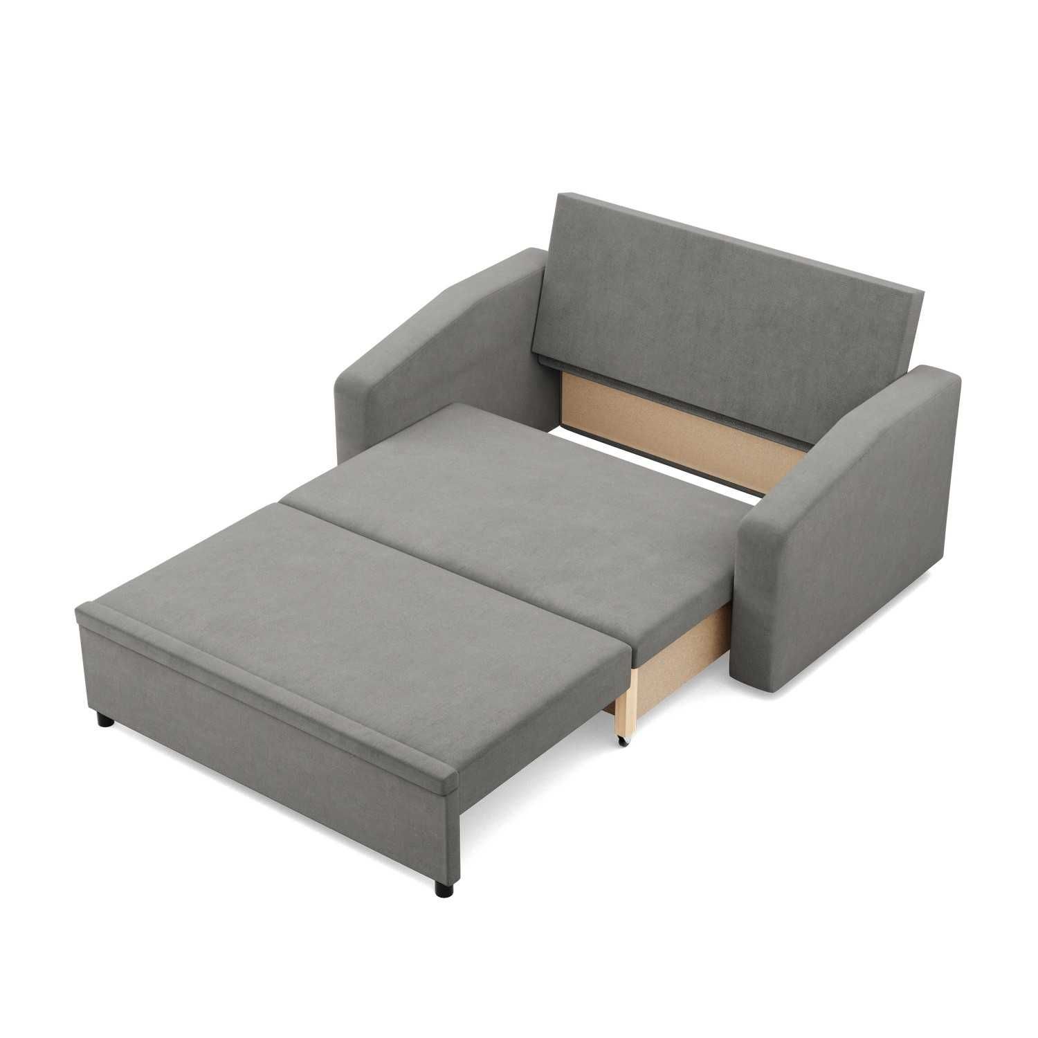 Sofa 2-osobowa z Funkcją Spania Rozkładana Pojemnik Funkcjonalna Neo