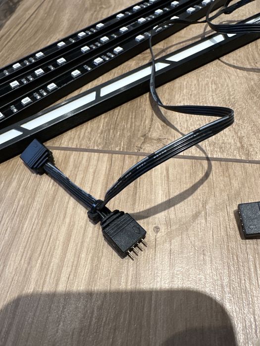 комплект RGB підсвітка ПК , VGA+MB,  кутовий ATX 90* + RGB в корпус